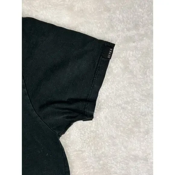 Sitka Shirt Men’s Sz Medium Black Graphic Tee Outdoor Hunting Short Sleeve - Picture 7 of 8